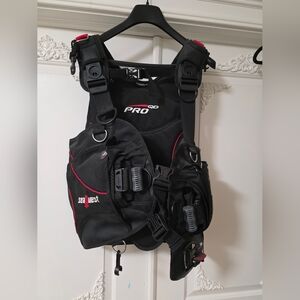 Pro QD Black Mens Buoyancy Compensator Jacket (BCJ)